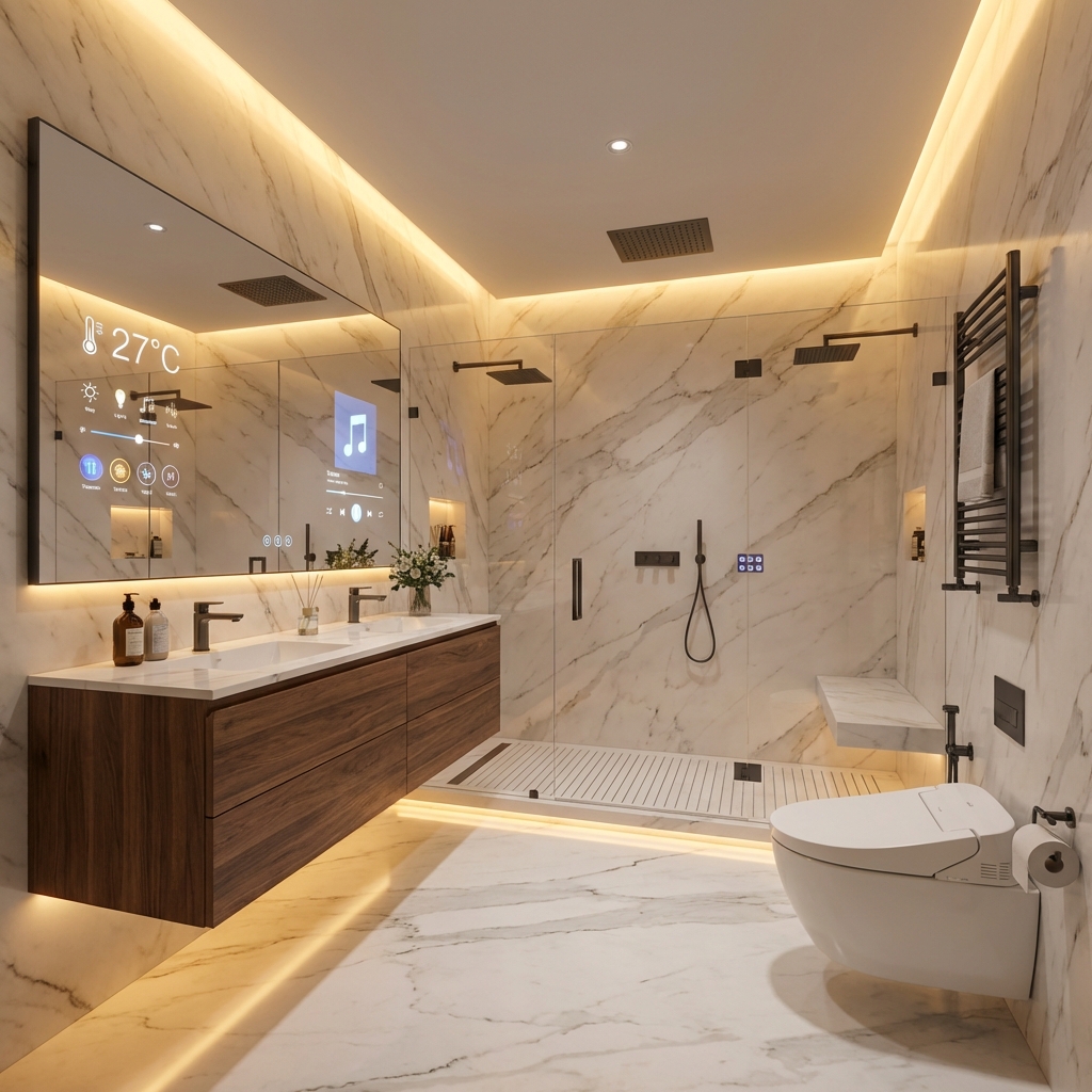 Das Smart-Bad: Wellness trifft Hightech
